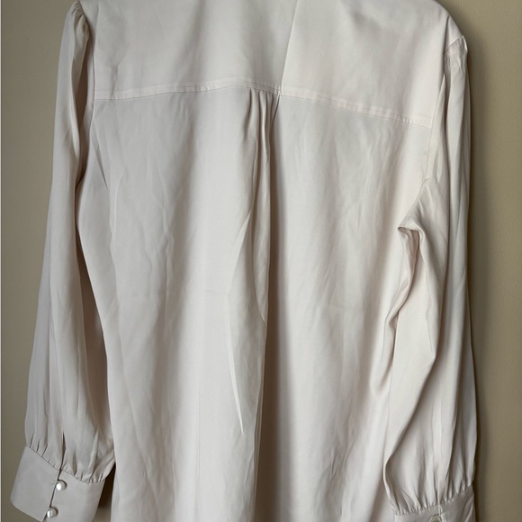 Chico's Elegant Cream Blouse - Picture 7 of 9